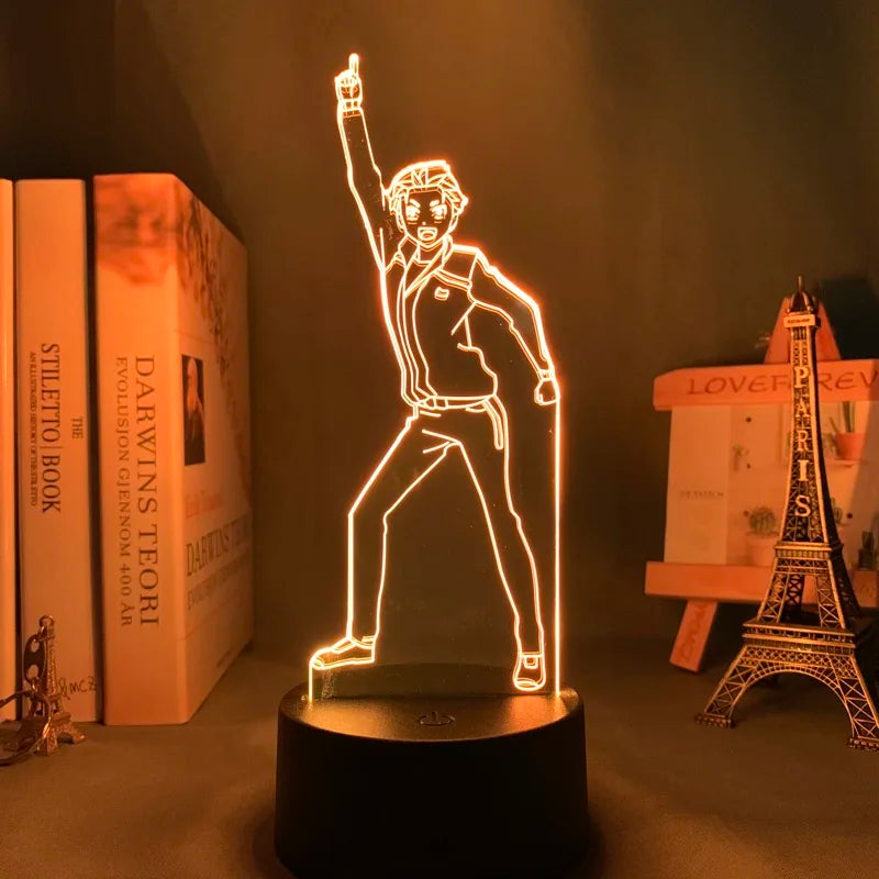 Fantasy Maid LED Acrylic Night Light – Anime-Inspired Glow Lamp