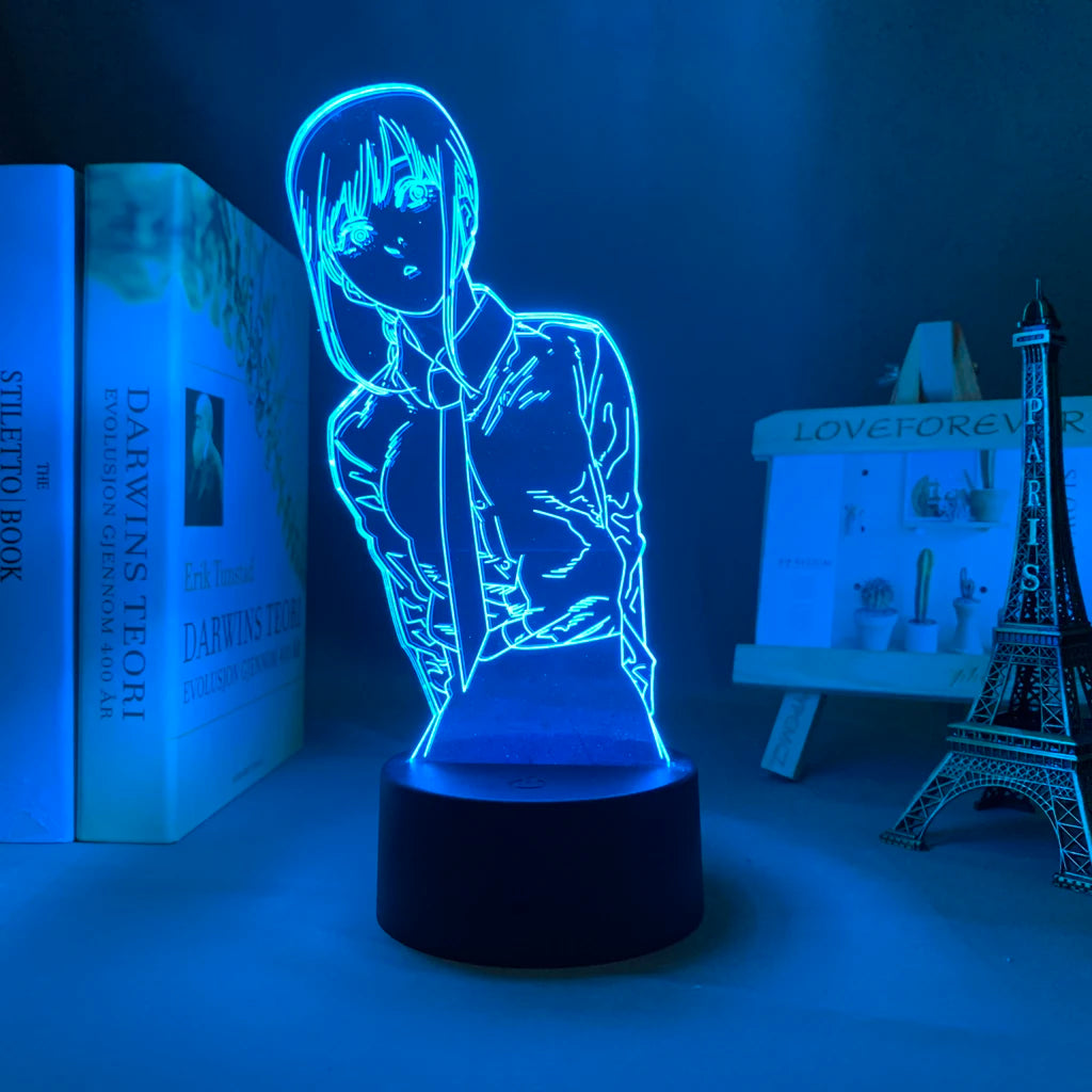 Anime-Style LED Acrylic Display Lamp – Character Figure Night Light with Remote Control