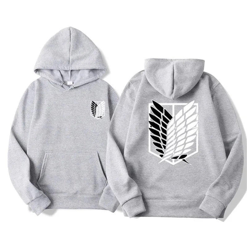 Yokai Supply “Beyond the Walls” Attack on Titan Hoodie – Harajuku Anime Streetwear