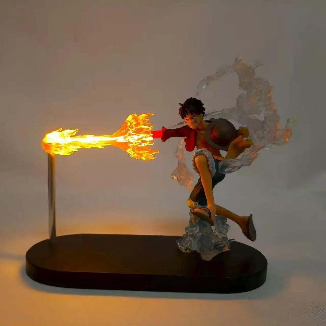 Yokai Supply “Flame Brothers” LED Night Lamp – One Piece Luffy & Ace Anime Figure Light