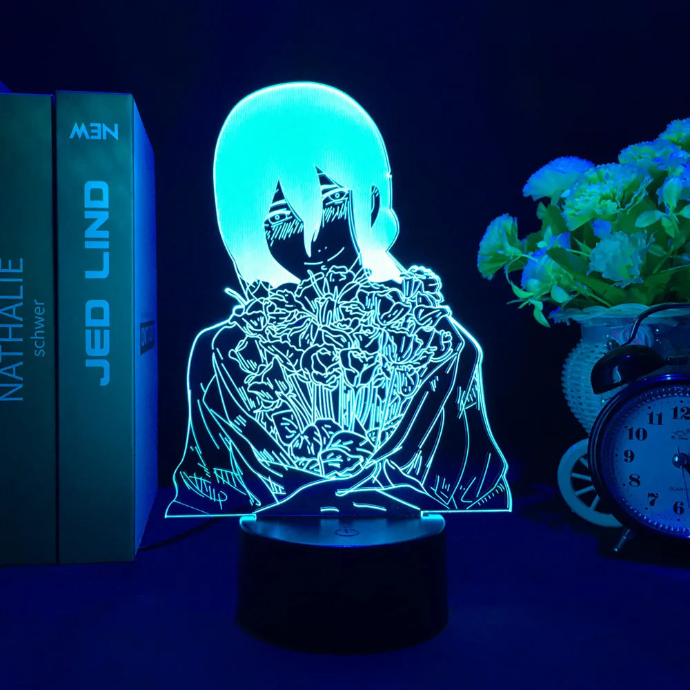 Anime-Style LED Acrylic Display Lamp – Character Figure Night Light with Remote Control