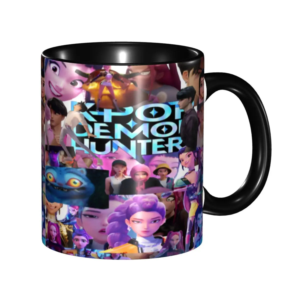 Yokai Supply “Huntrix” Ceramic Mug – K-Pop Demon Hunters Anime Tea Cup
