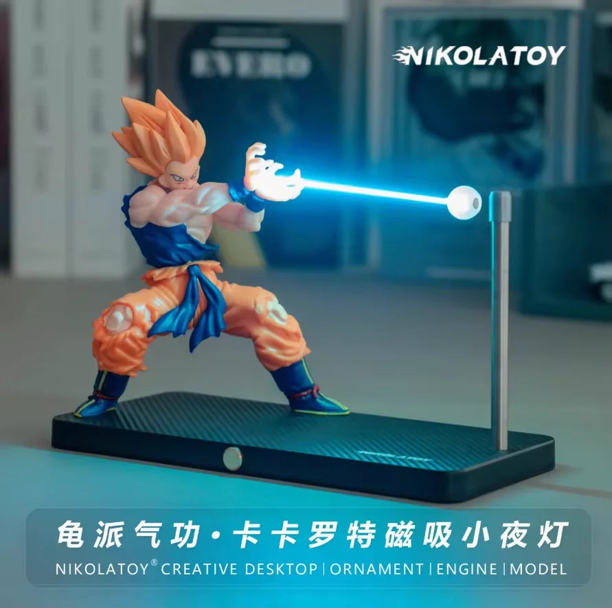 Yokai Supply “Fusion Impact” Gogeta LED Lamp – Rechargeable Magnetic Anime Display Light