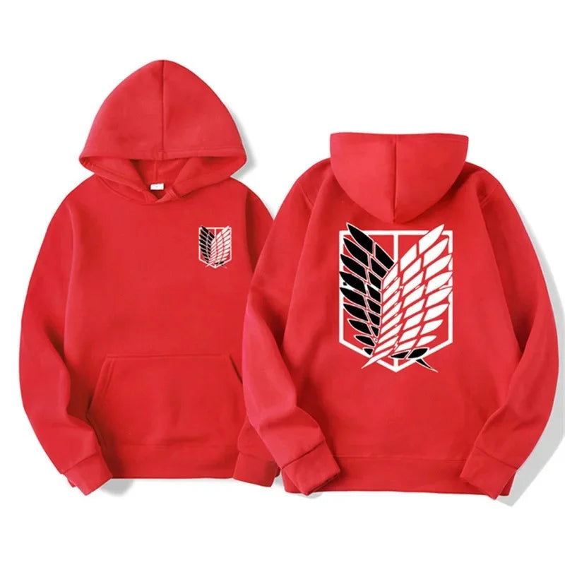 Yokai Supply “Beyond the Walls” Attack on Titan Hoodie – Harajuku Anime Streetwear