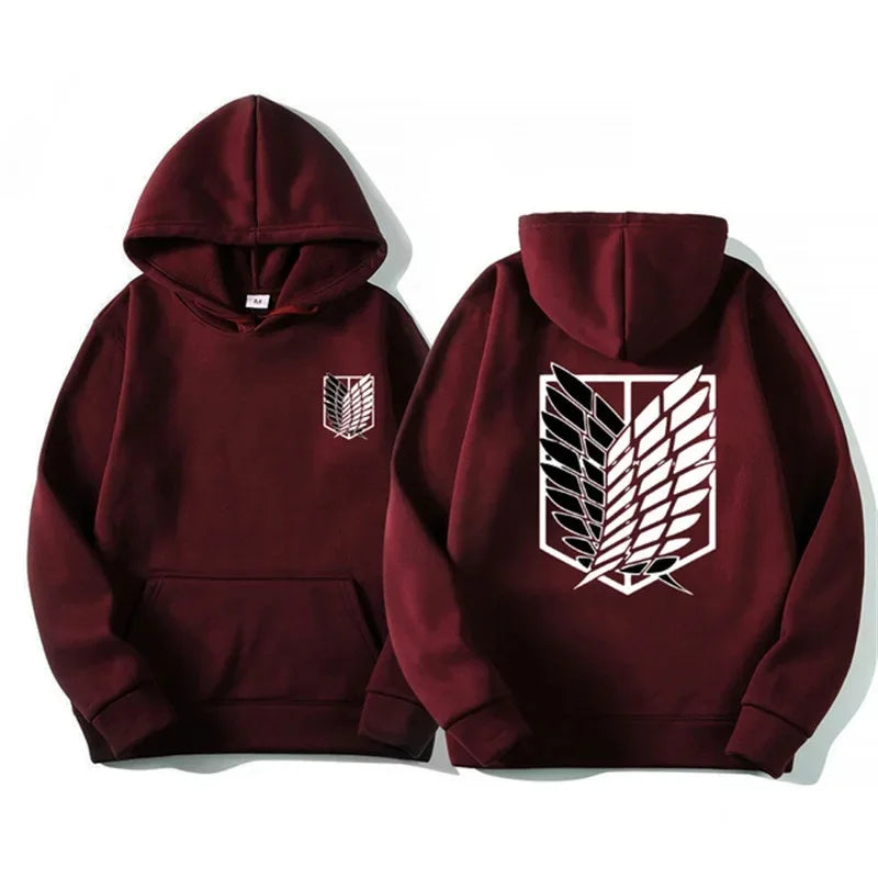 Yokai Supply “Beyond the Walls” Attack on Titan Hoodie – Harajuku Anime Streetwear