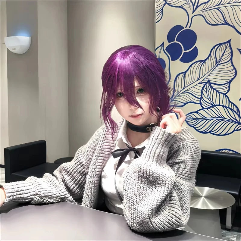 Punk Pull Ring Chain Choker – Anime-Inspired Leather Collar (Unisex)