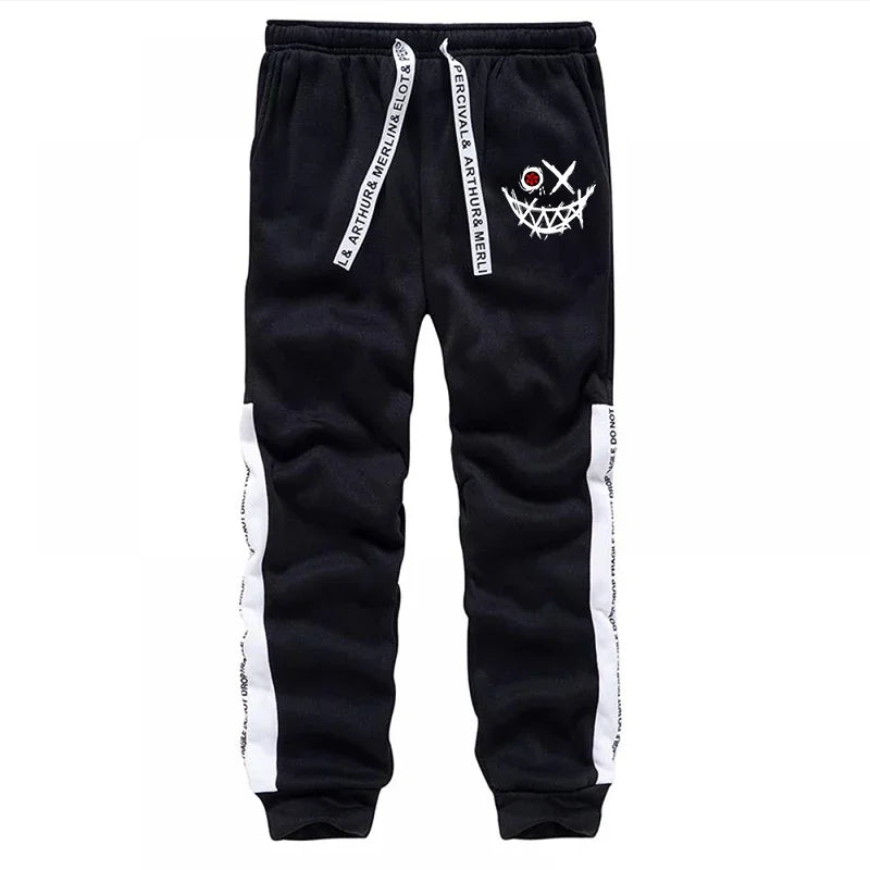 Men’s Streetwear Tracksuit Set – Printed Hoodie & Sweatpants Matching Outfit