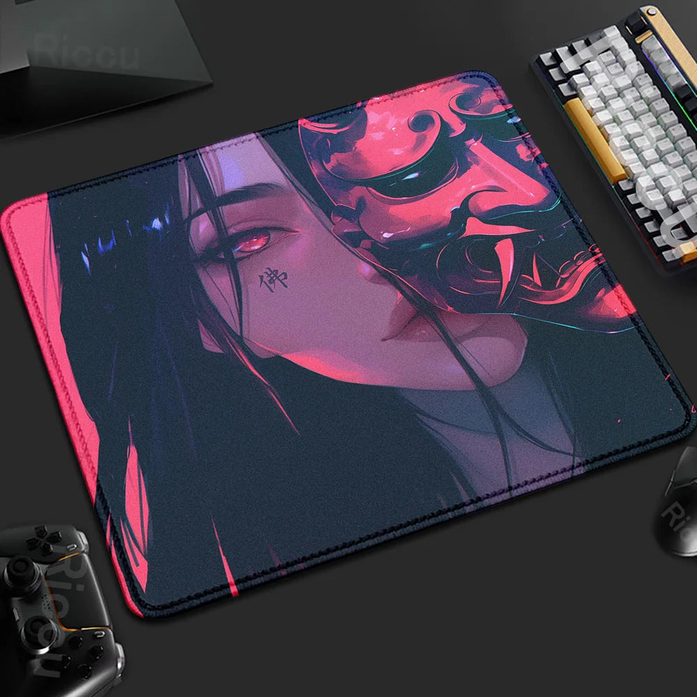 Yokai Supply “Oni Veil” Gaming Mousepad – 45x40cm Non-Slip Rubber Desk Mat