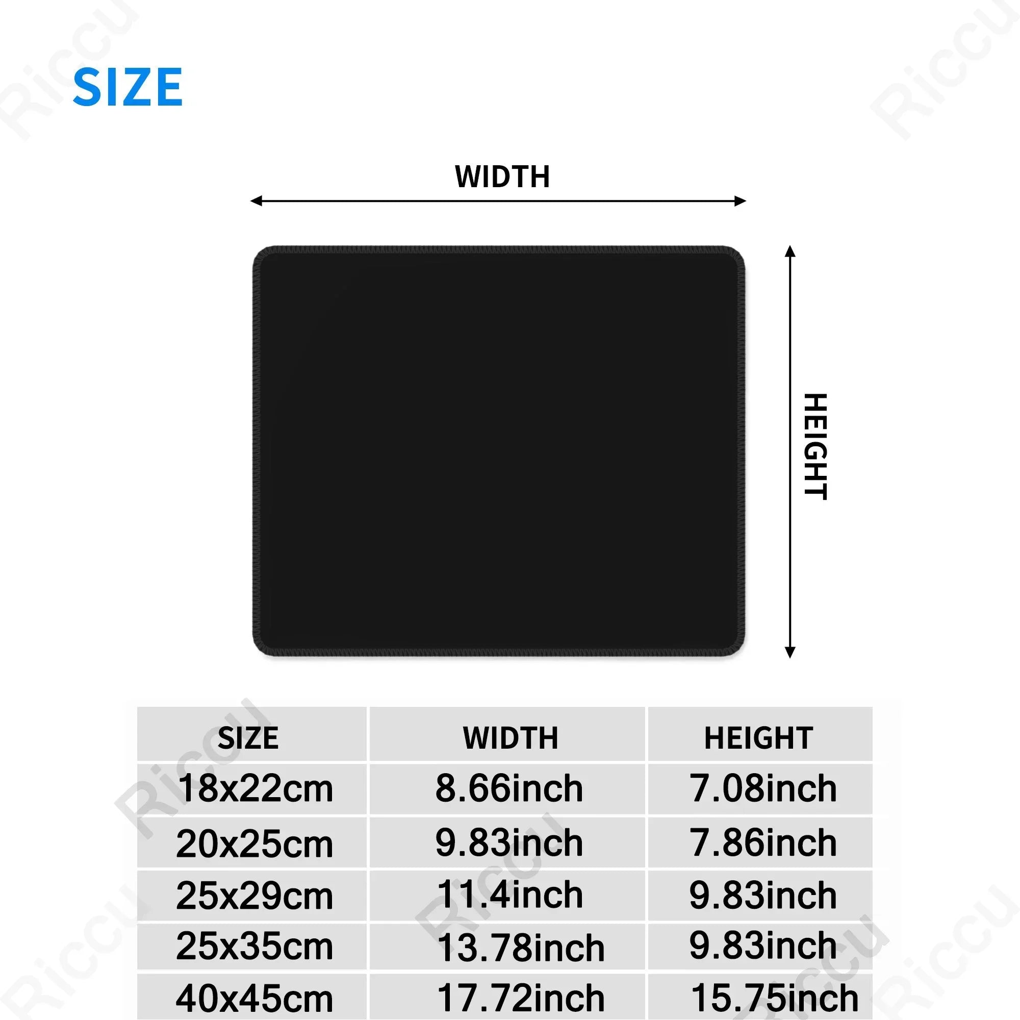 Yokai Supply “Oni Veil” Gaming Mousepad – 45x40cm Non-Slip Rubber Desk Mat