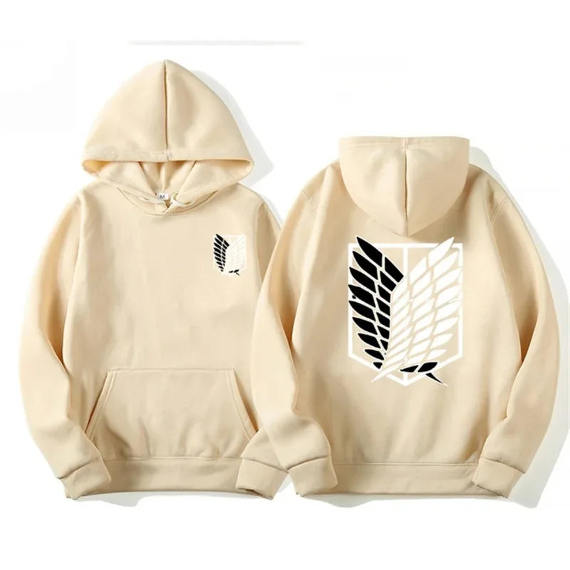 Yokai Supply “Beyond the Walls” Attack on Titan Hoodie – Harajuku Anime Streetwear