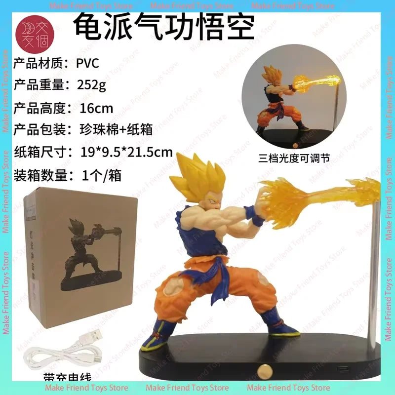 Yokai Supply “Fusion Impact” Gogeta LED Lamp – Rechargeable Magnetic Anime Display Light