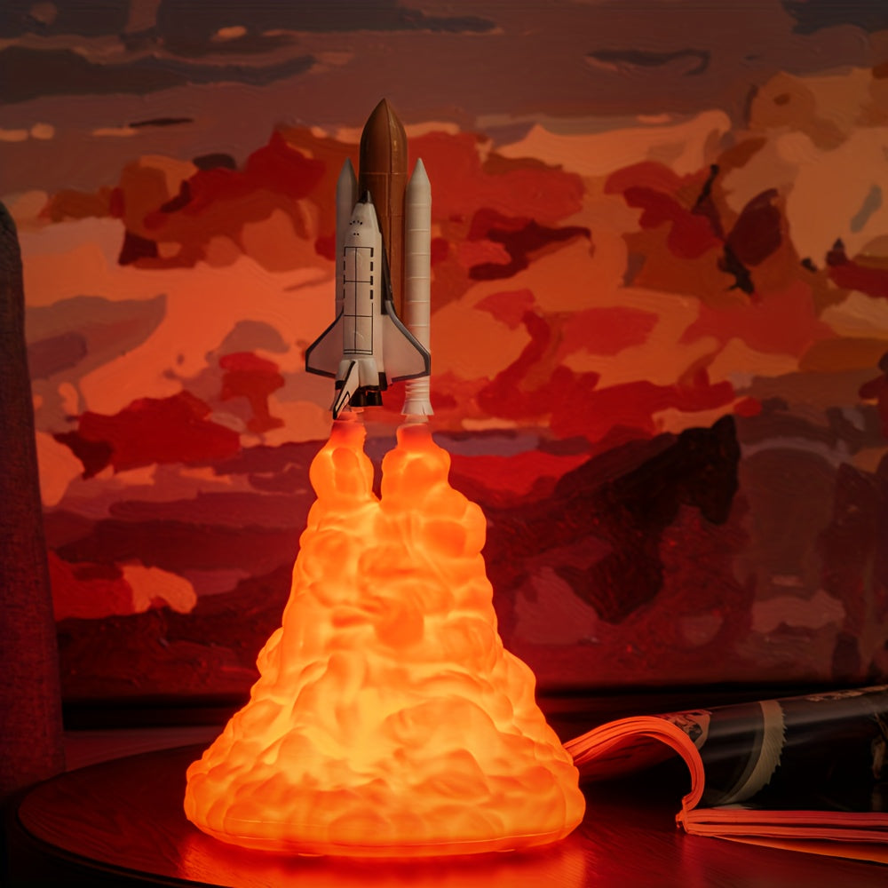 Yokai Supply “Orbital Glow” Rocket Night Light – Anime-Inspired Rechargeable Ambient Lamp